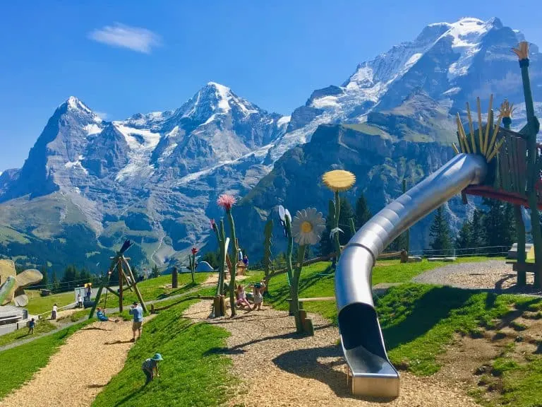 Almendhubel Flower Playground in Switzerland