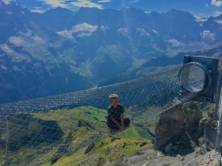 Switzerland with Kids Birg Thrill Walk at Schilthorn