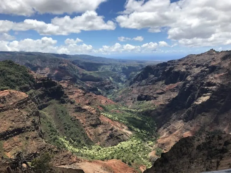 things to do in Kauai with kids include visiting Waimea Canyon