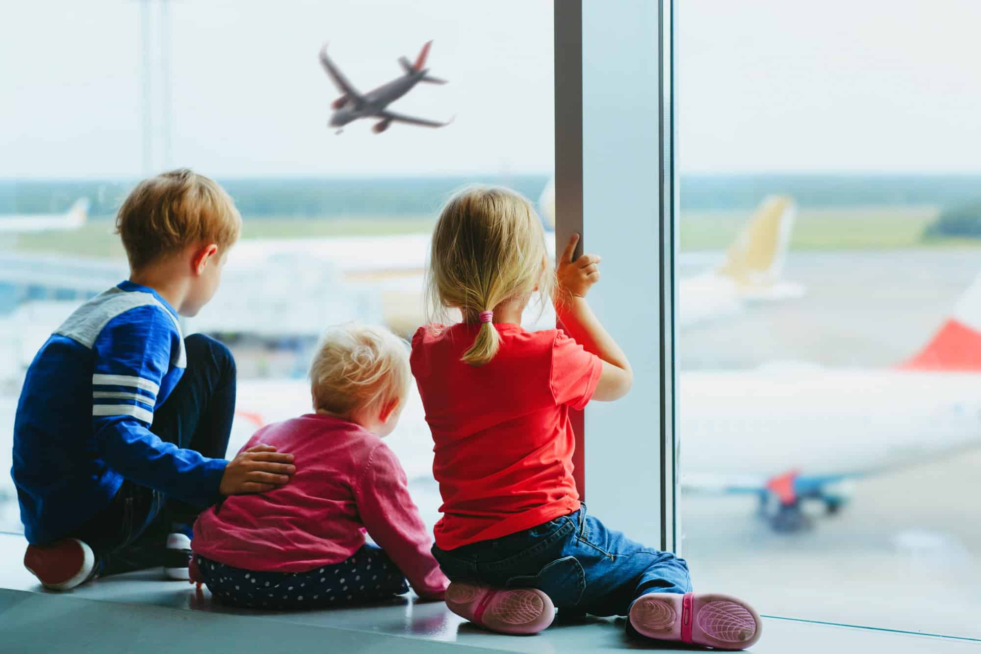 travelling with baby at airport