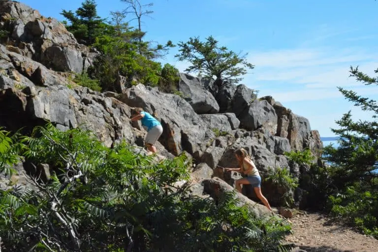 Best National Park Hiking can be found in Acadia National park