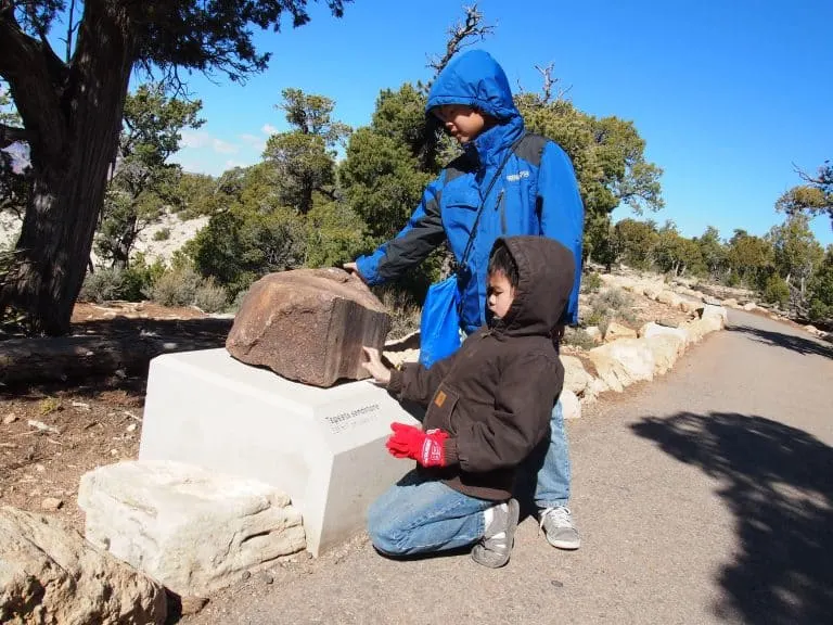 Hiking at the Grand Canyon with kids