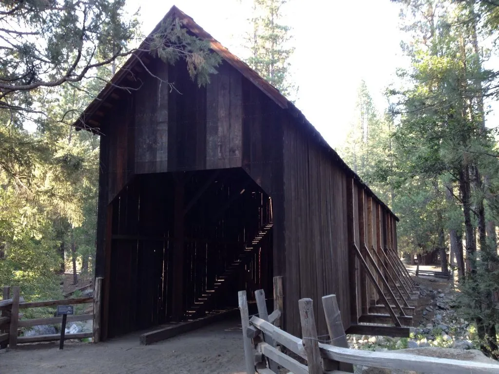 Covered Bridge at the Pioneer Yosemite History Center |