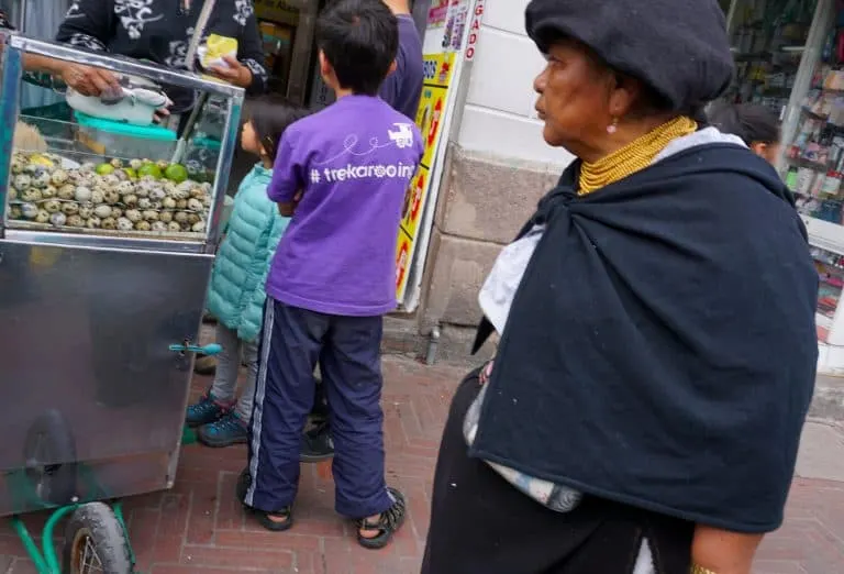 Walking the streets of Old Town Quito