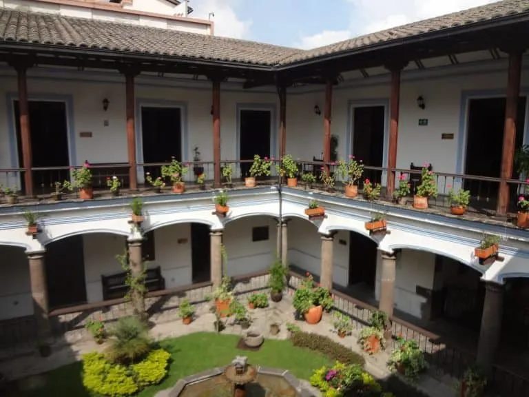 Quito Ecuador - Museo Casa de Sucre Courtyard