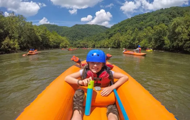 New River Rafting with kids Adventures on the Gorge West Virginia Resorts