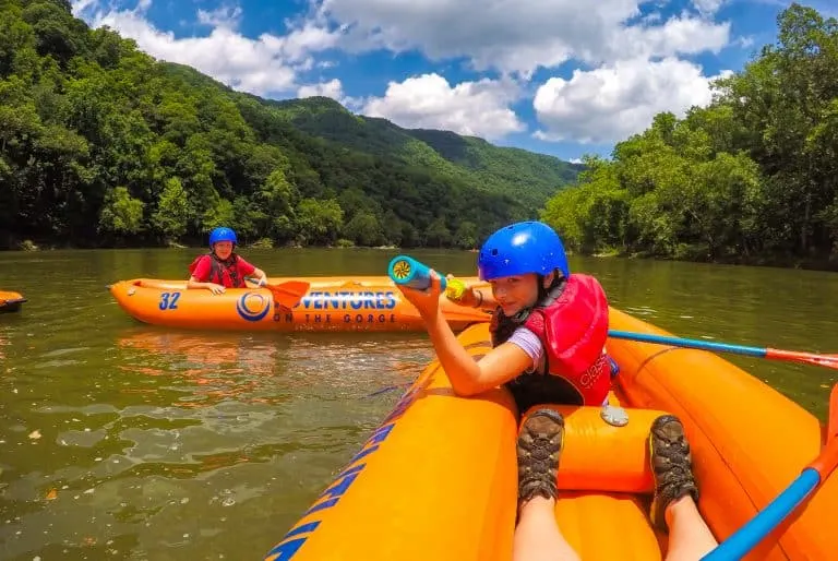 New River Rafting Adventures on the Gorge West Virginia Resorts