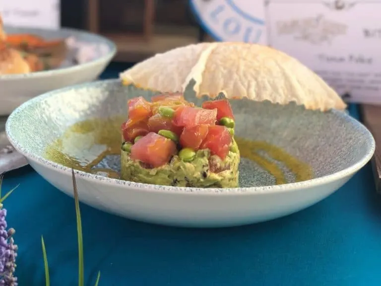 Poke bowl lamplight lounge pixar pier food