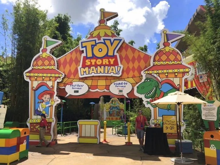 Toy Story Land ride entrance