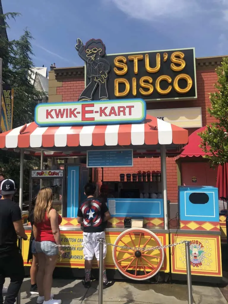 Universal Studios food Kwik-E-Cart