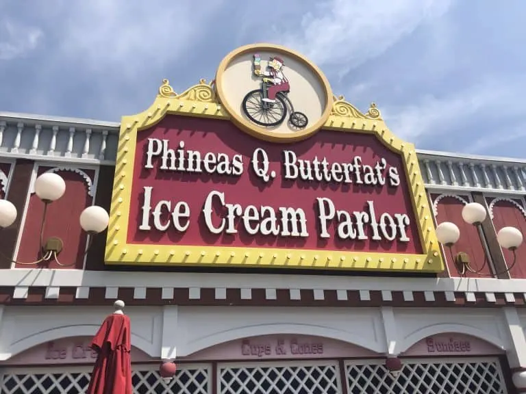 Phineas Q. Butterfat's Ice Cream at Universal Studios Hollywood