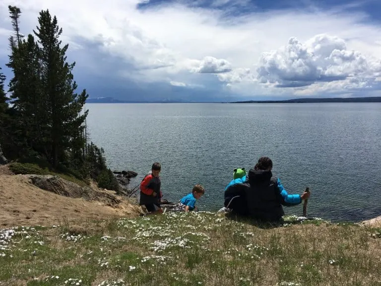 yellowstone camping lake yellowstone