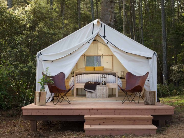 Camping Made Comfy at Mendocino Grove