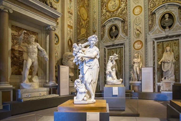 things to do in Rome with kids include visiting the Borghese Gallery