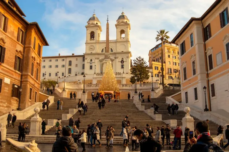 Things to do in Rome with kids Spanish Steps