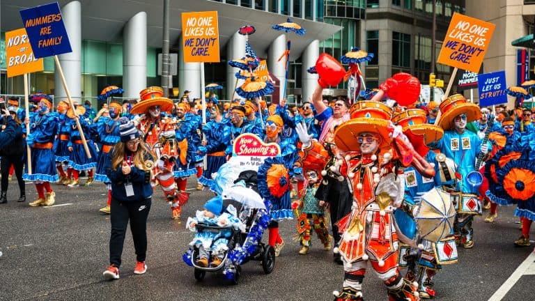 Mummers Parade New Years Philadelphia