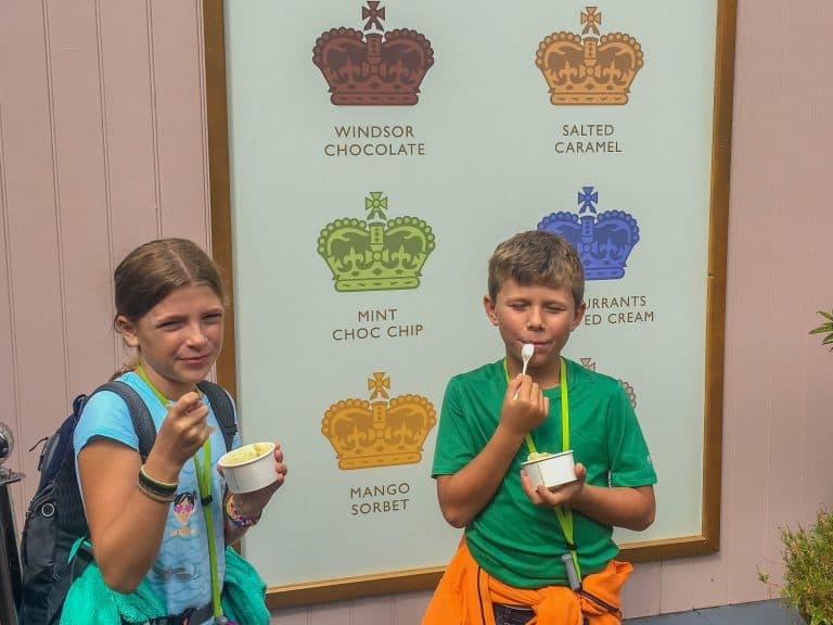 Windsor Castle ice cream