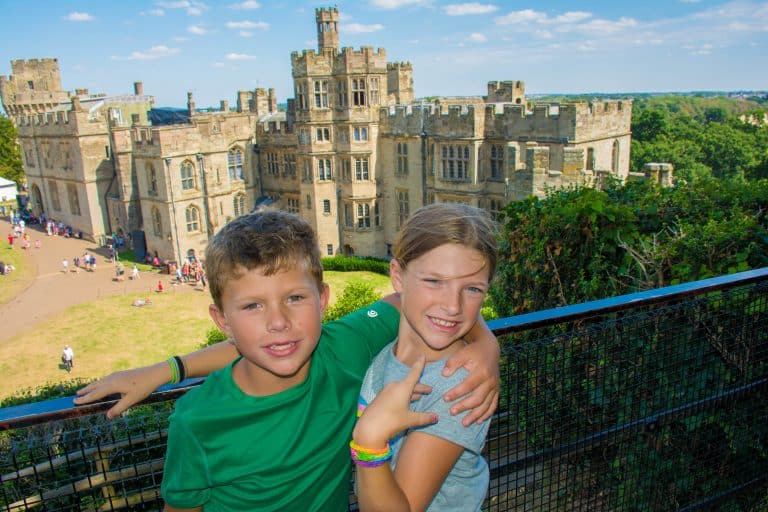  Warwick Castle with kids