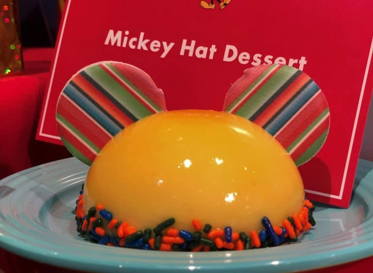 Mickey Hat Dessert Disneyland