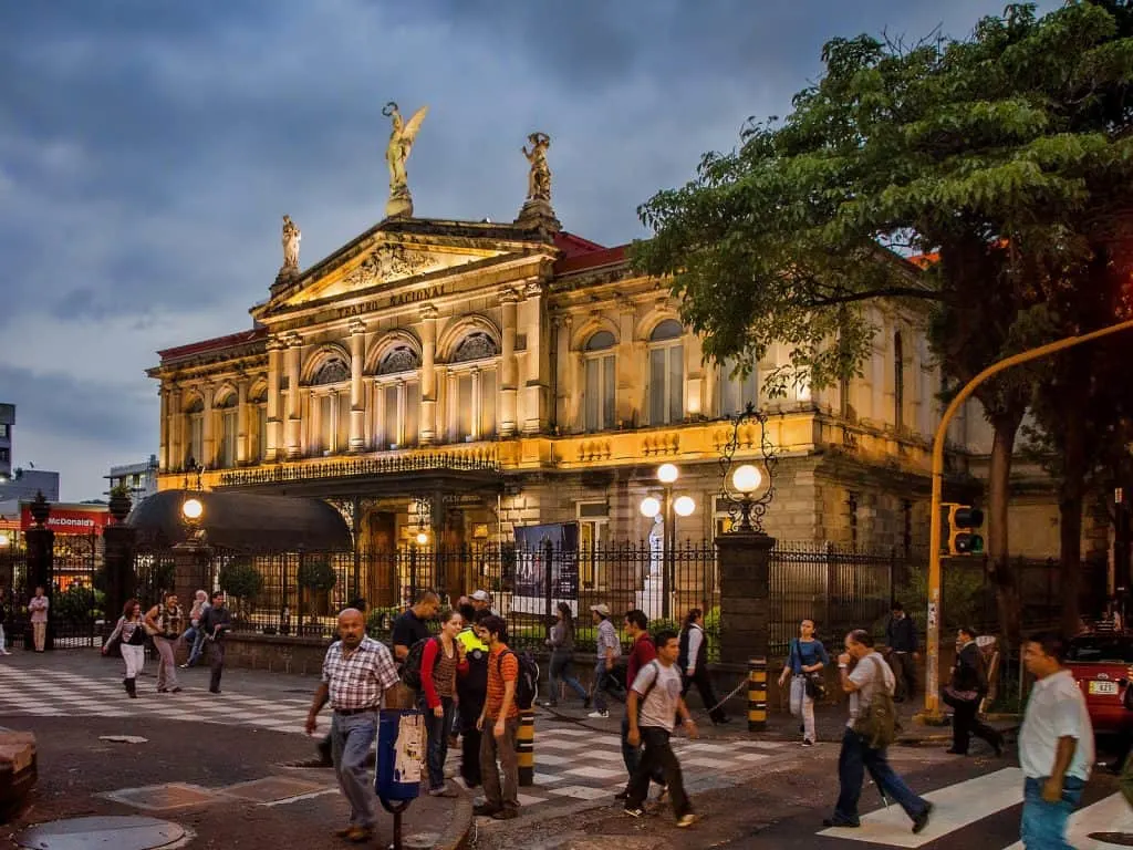 San Jose Costa Rica National Theater