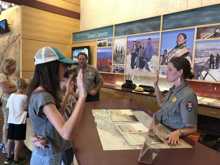 things to do in the Grand Canyon with kids Junior Ranger