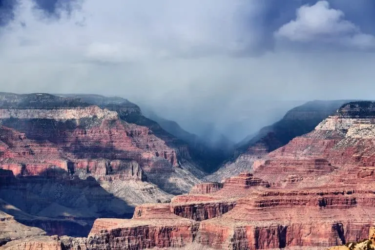 Things to do in South rim Grand Canyon include visiting Hermits Rest