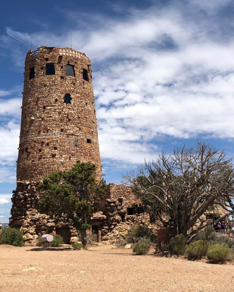 things to do in the Grand Canyon with kids include visiting Desert View Tower
