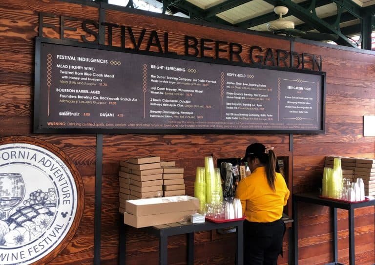 DCA Food and Wine Festival Beer Garden
