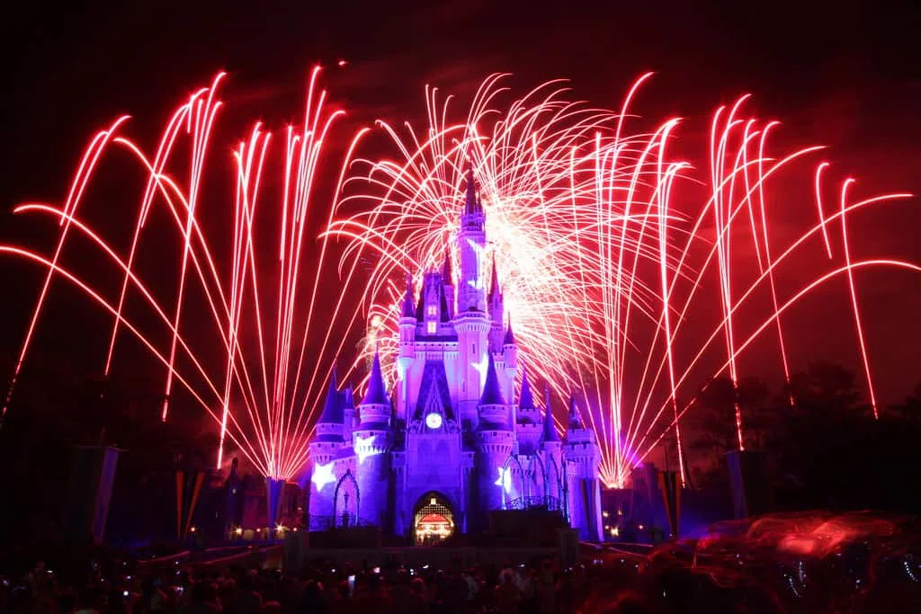 fireworks magic kingdom photo