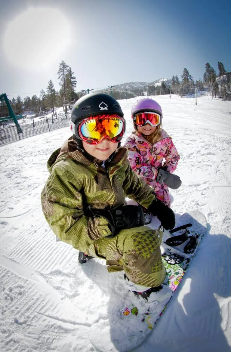 things to do in Big Bear in winter include snowboarding Bear Mountain Resort
