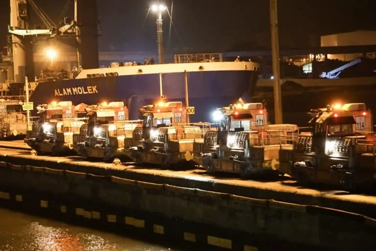 Panama Canal Cruise Miraflores Lock Mules
