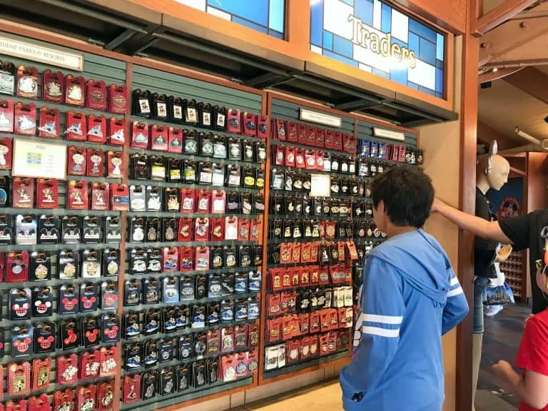 Disney pin trading: Disney Springs Pin Traders