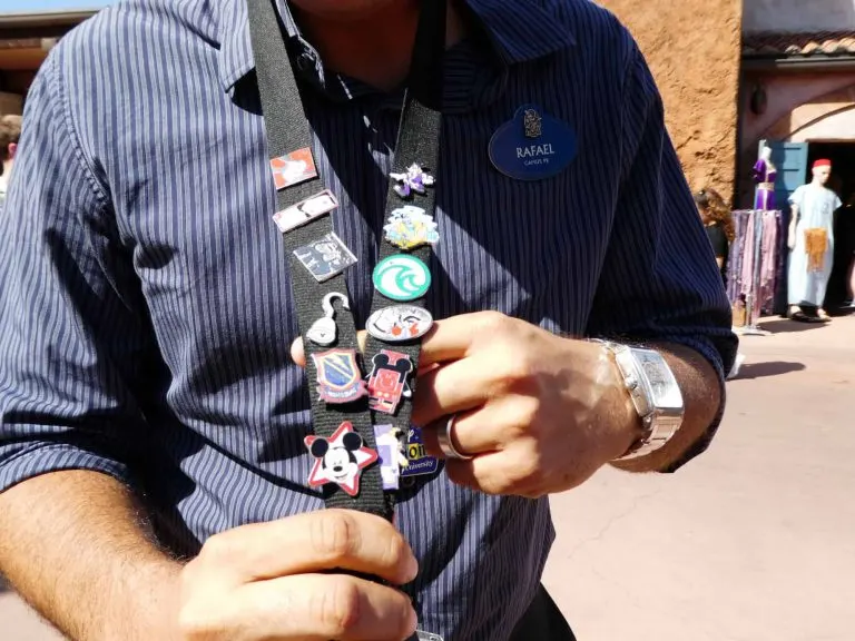 Disney pin trading: Castmember lanyards