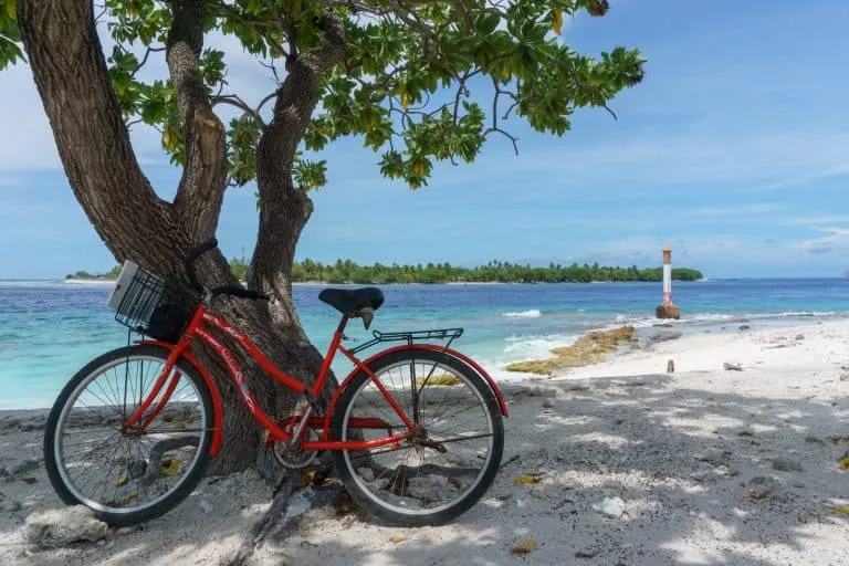 Bike in Rangiroa, Tahiti
