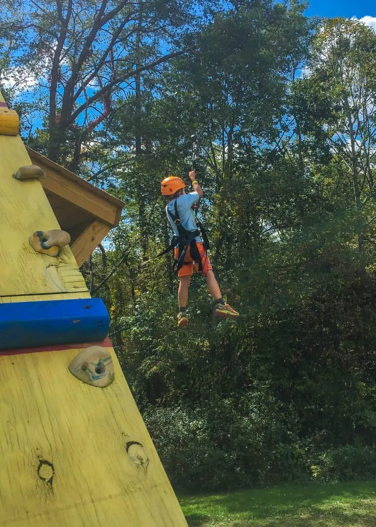 Things to do in Asheville with Kids Adventure Center Zip Line
