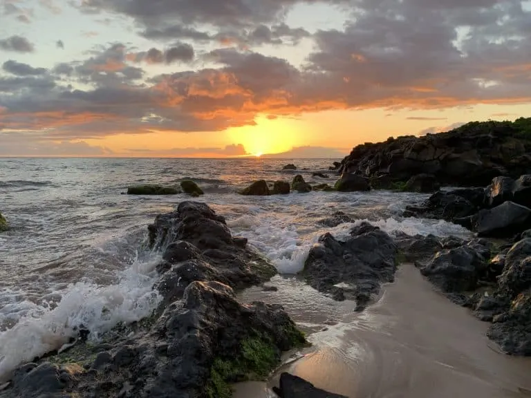 Wailea Beach sunset