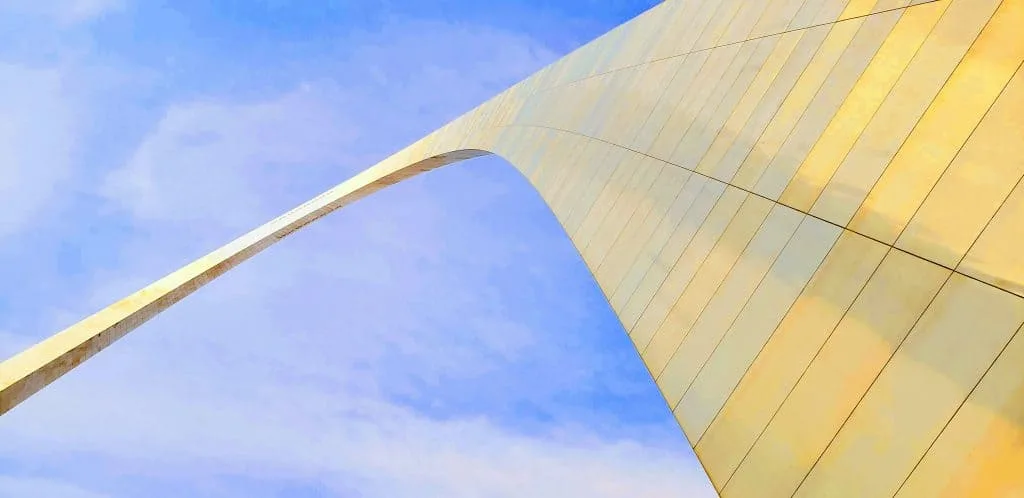 Gateway Arch National Park sits at the top of St. Louis and the top of our things to do in St Louis with kids list!
