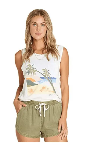 Pack tank tops and shorts for Hawaii