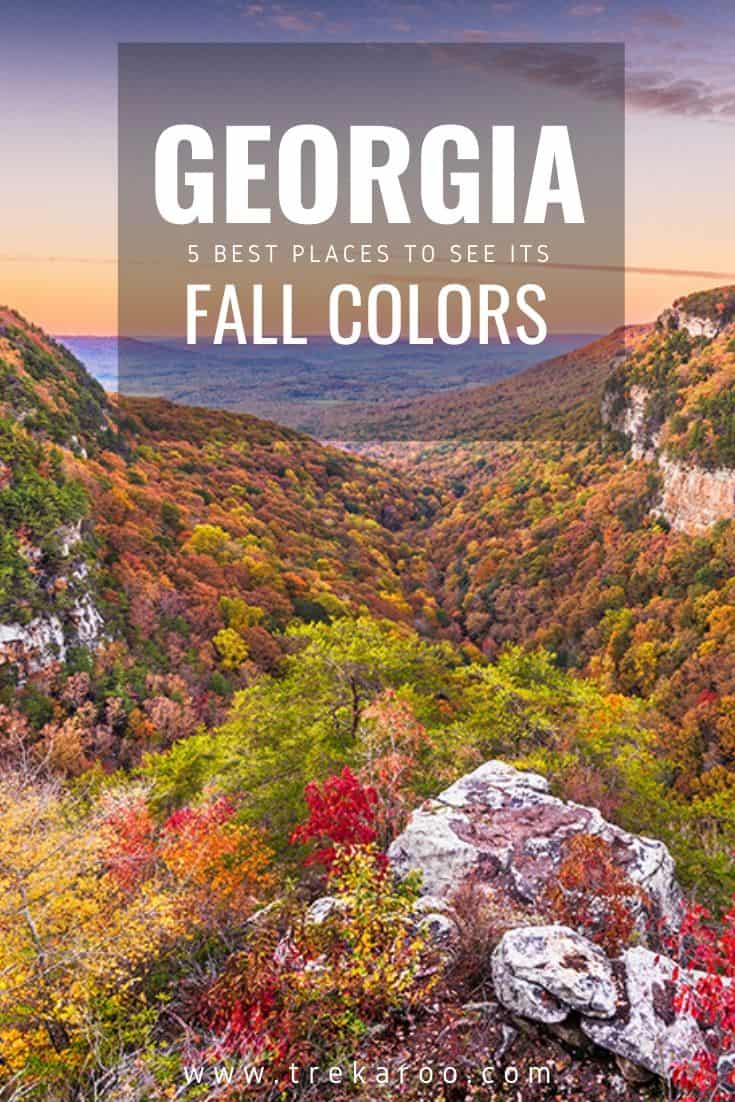 Fall Colors in Georgia- Over 15 