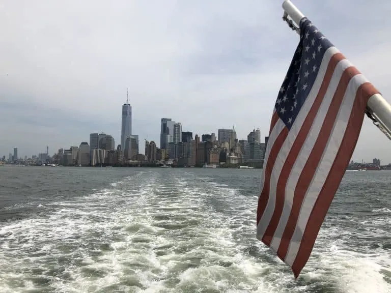 NYC with teens boat ride
