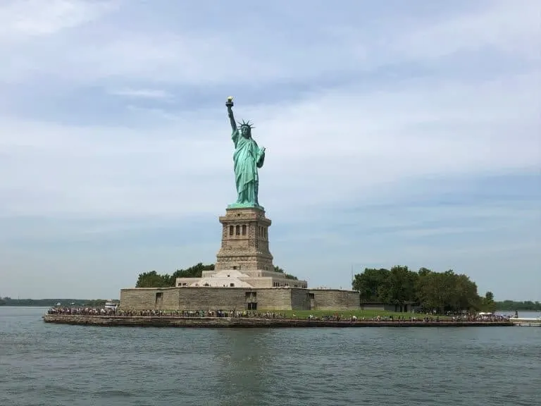 NYC with Teens - the Statue of Liberty