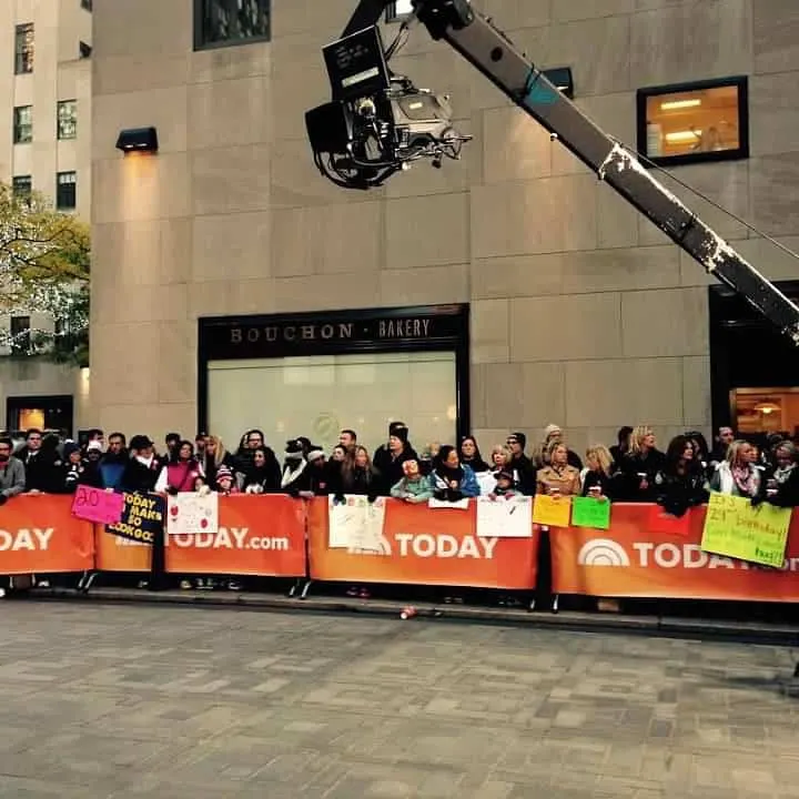 NYC with teens - the Today Show