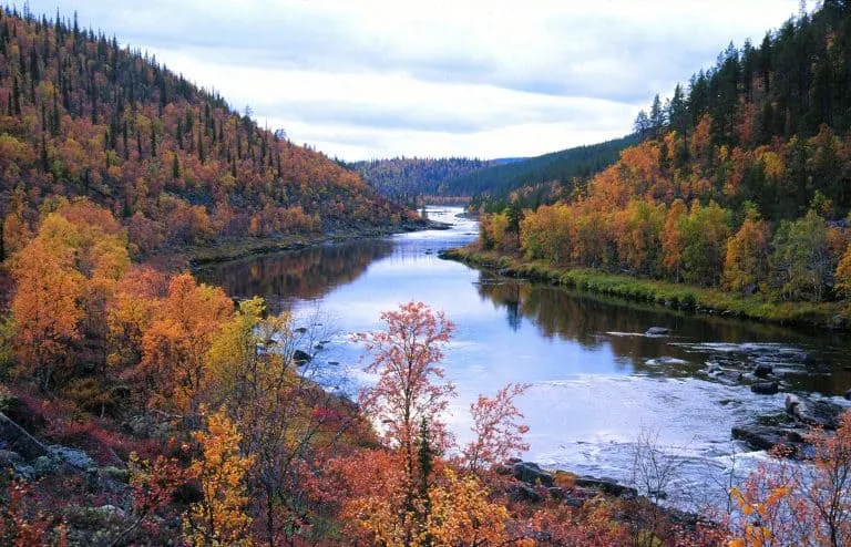 Finland Lapland -Kakslauttanen in the Autumn