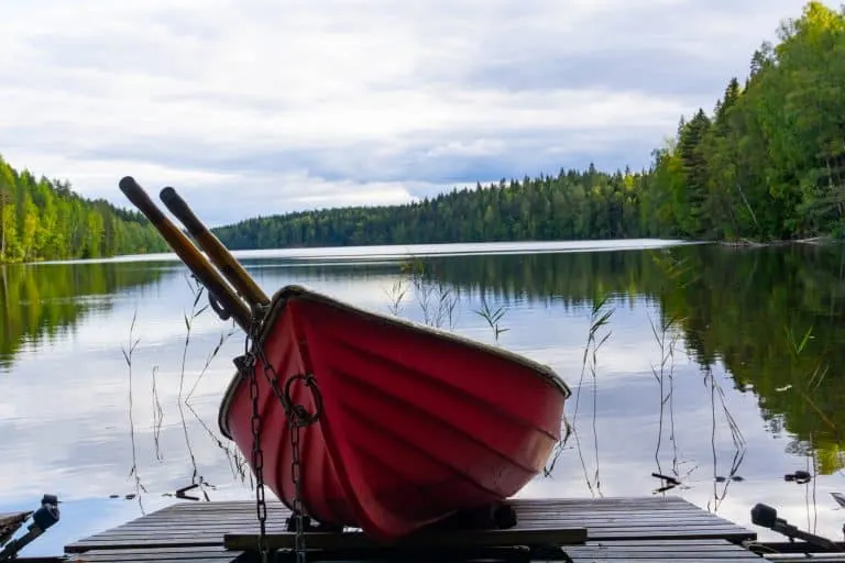 Finnish Lake at Nuuksio National Park