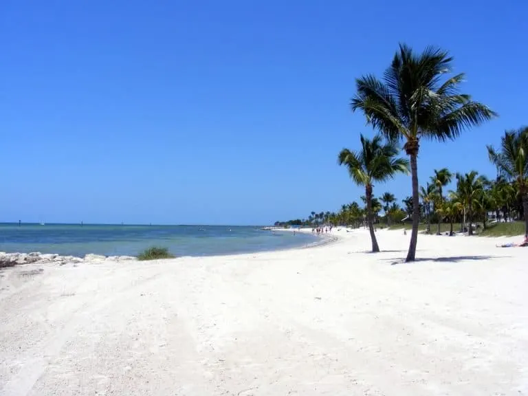 Things to do in Key West include hangin at Smathers Beach