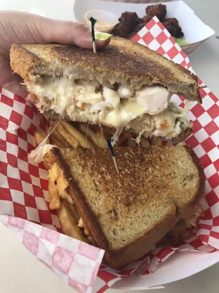 Key Fisheries Lobster Rueben Sandwich