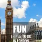 25 Cool Things to do in London with Teens 1