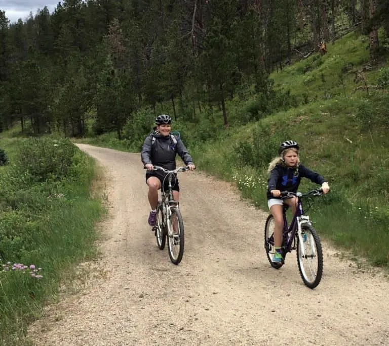 Biking the Mickelson Trail with Black HIlls Adventure Tours