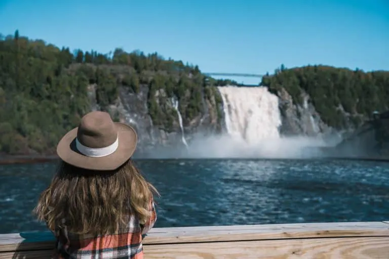 Montmorency Falls Quebec City with kids