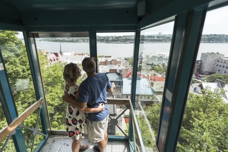 A trip to Quebec City with Kids should include a ride on the funicular